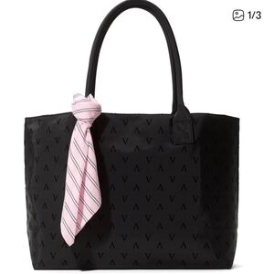 Victoria's Secret Tote Bag With Pink Accent Scarf